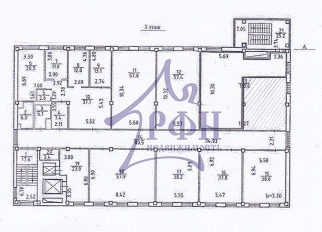 Файл:Карла Маркса проспект 53а 3 этаж (план).jpg
