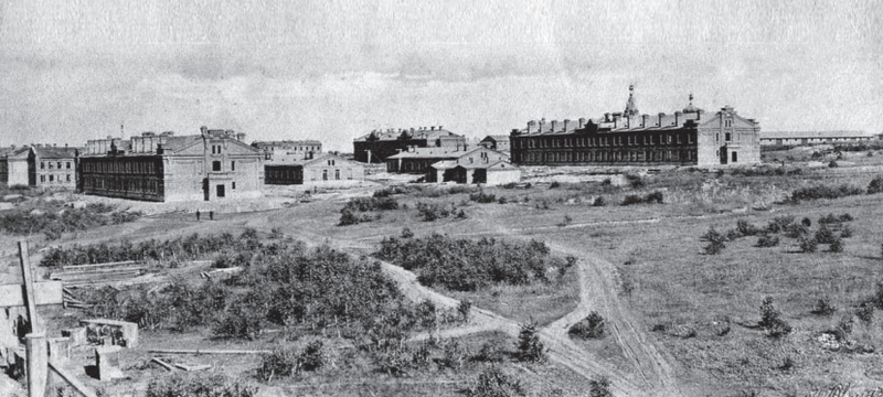 Файл:Военный городок, Новониколаевск 1913 г.png