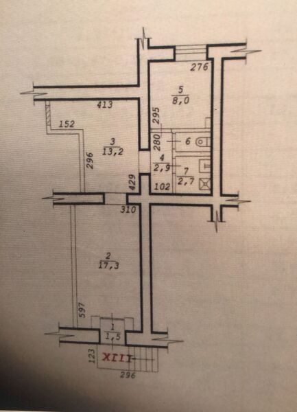 Файл:Челюскинцев 3 помещение 47м² (план).jpg